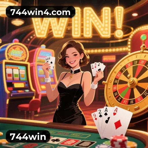 Cassino ao vivo 744win com dealers brasileiros e streaming 4K