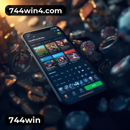 Catálogo de 2.547 jogos da 744win incluindo Pragmatic Play e Evolution Gaming